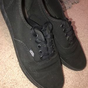 Classic all black Vans